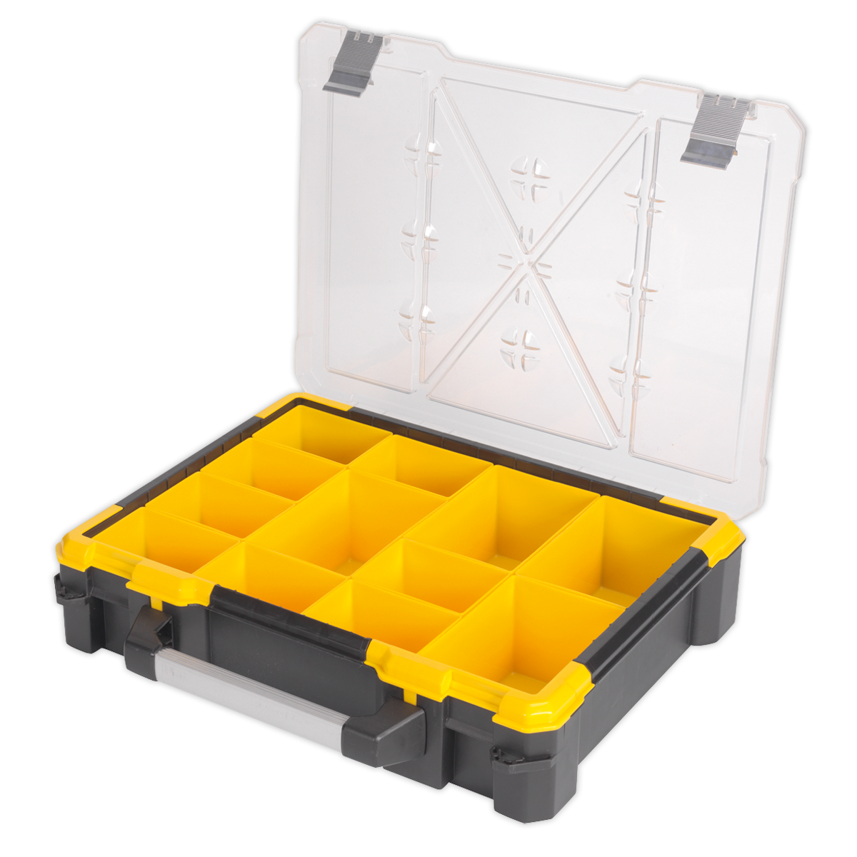 Parts Storage Case with 12 Removable Compartments