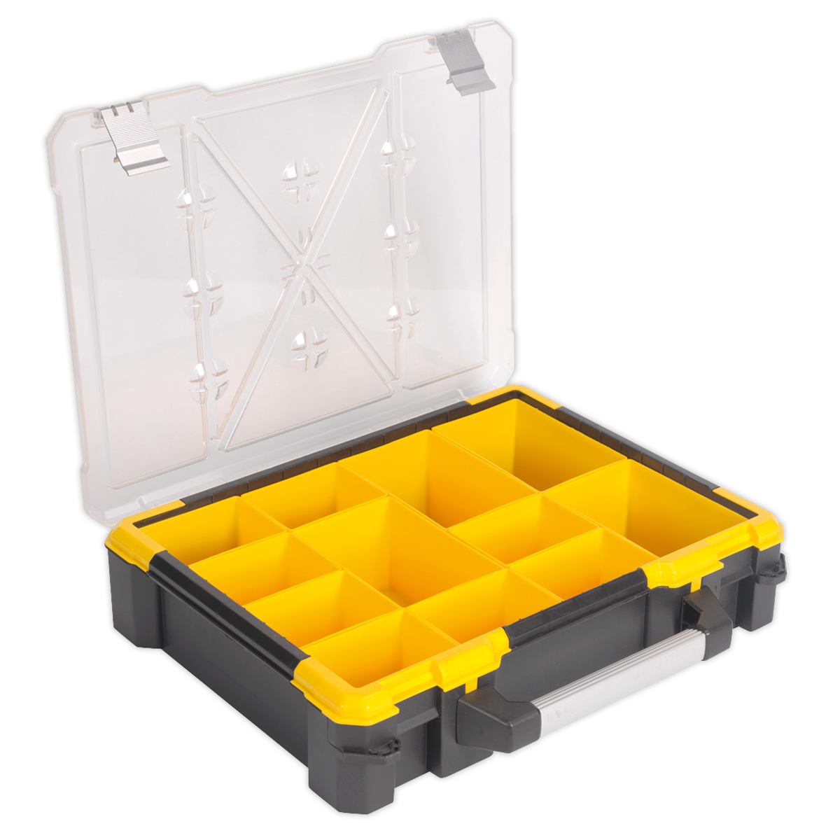 Parts Storage Case with 12 Removable Compartments