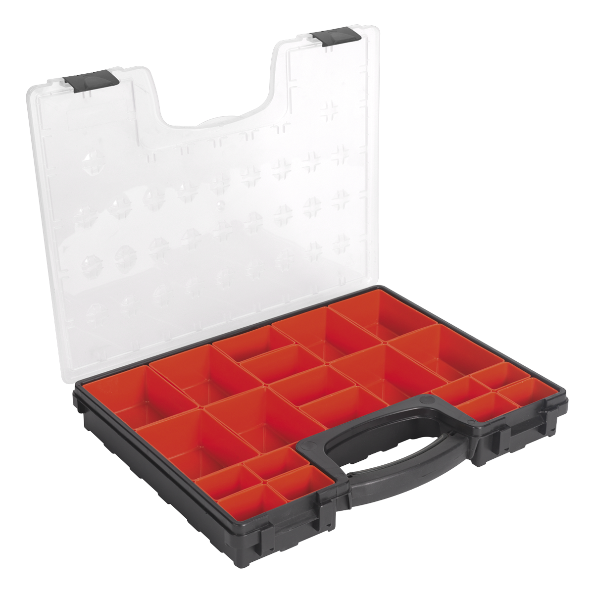 Parts Storage Case with 20 Removable Compartments