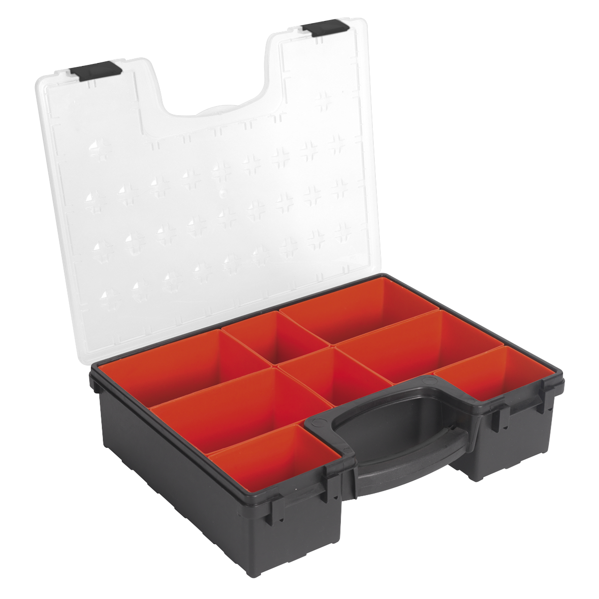 Parts Storage Case with 8 Removable Compartments