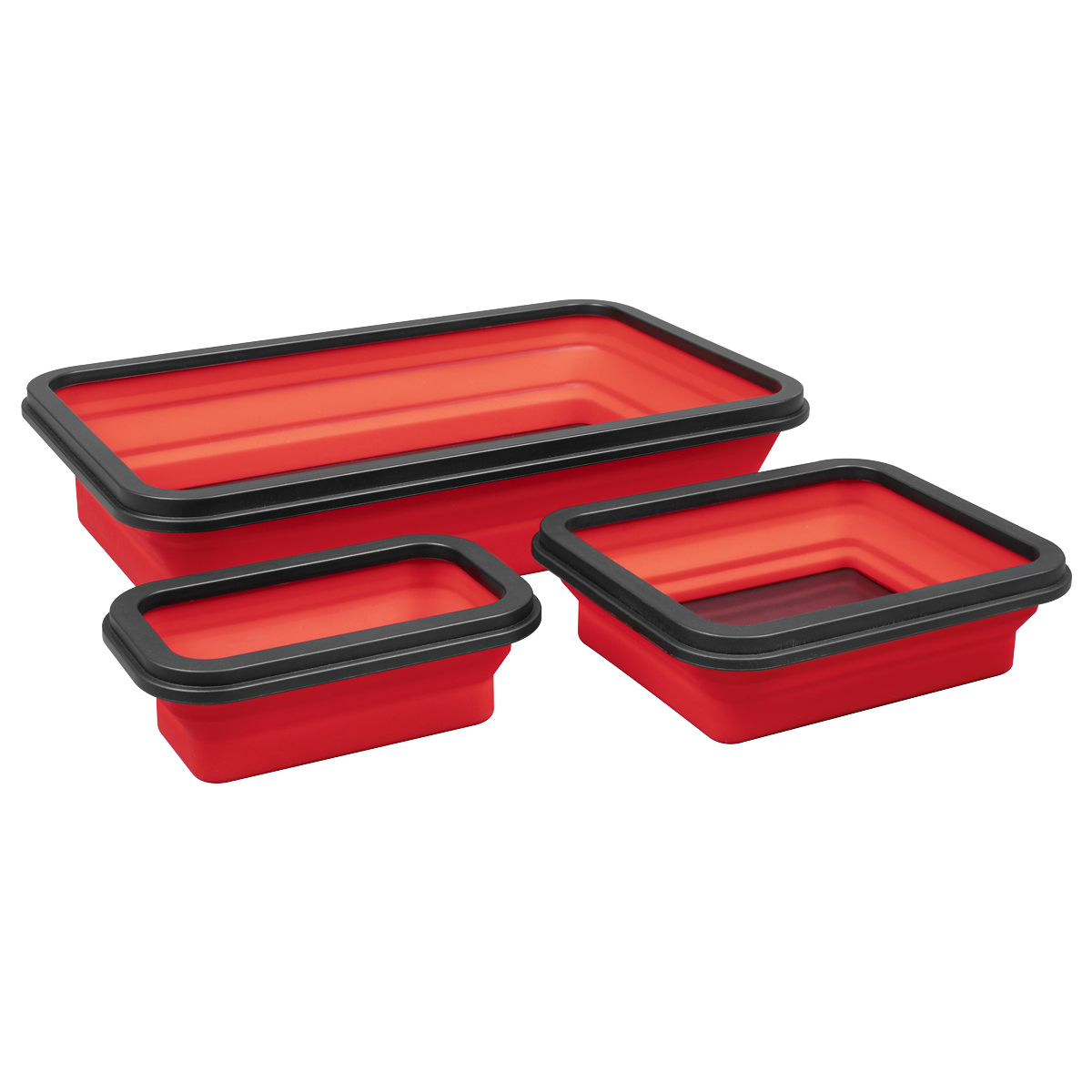 Parts Tray Collapsible Magnetic - Set of 3