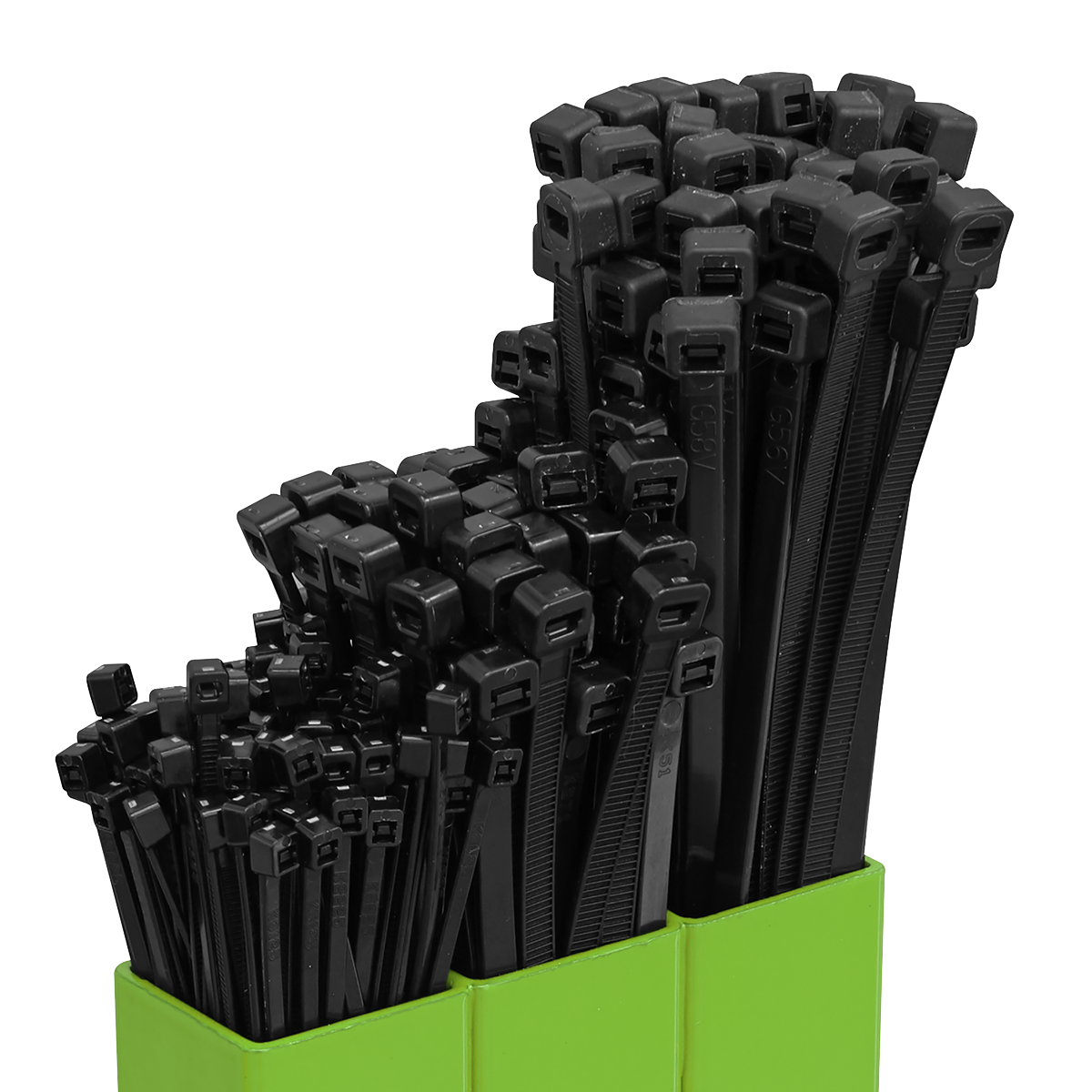 Magnetic Cable Tie Holder - Hi-Vis Green