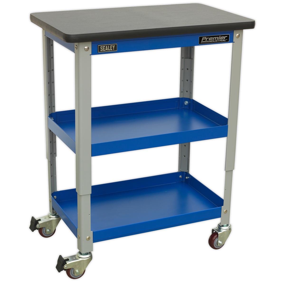 Industrial 3-Level Workshop Trolley