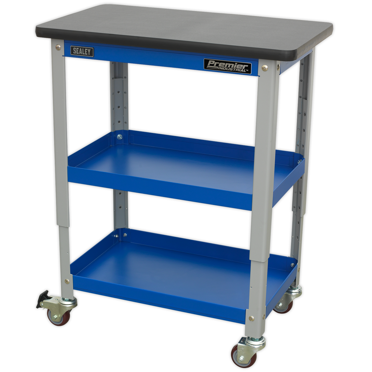 Industrial 3-Level Workshop Trolley