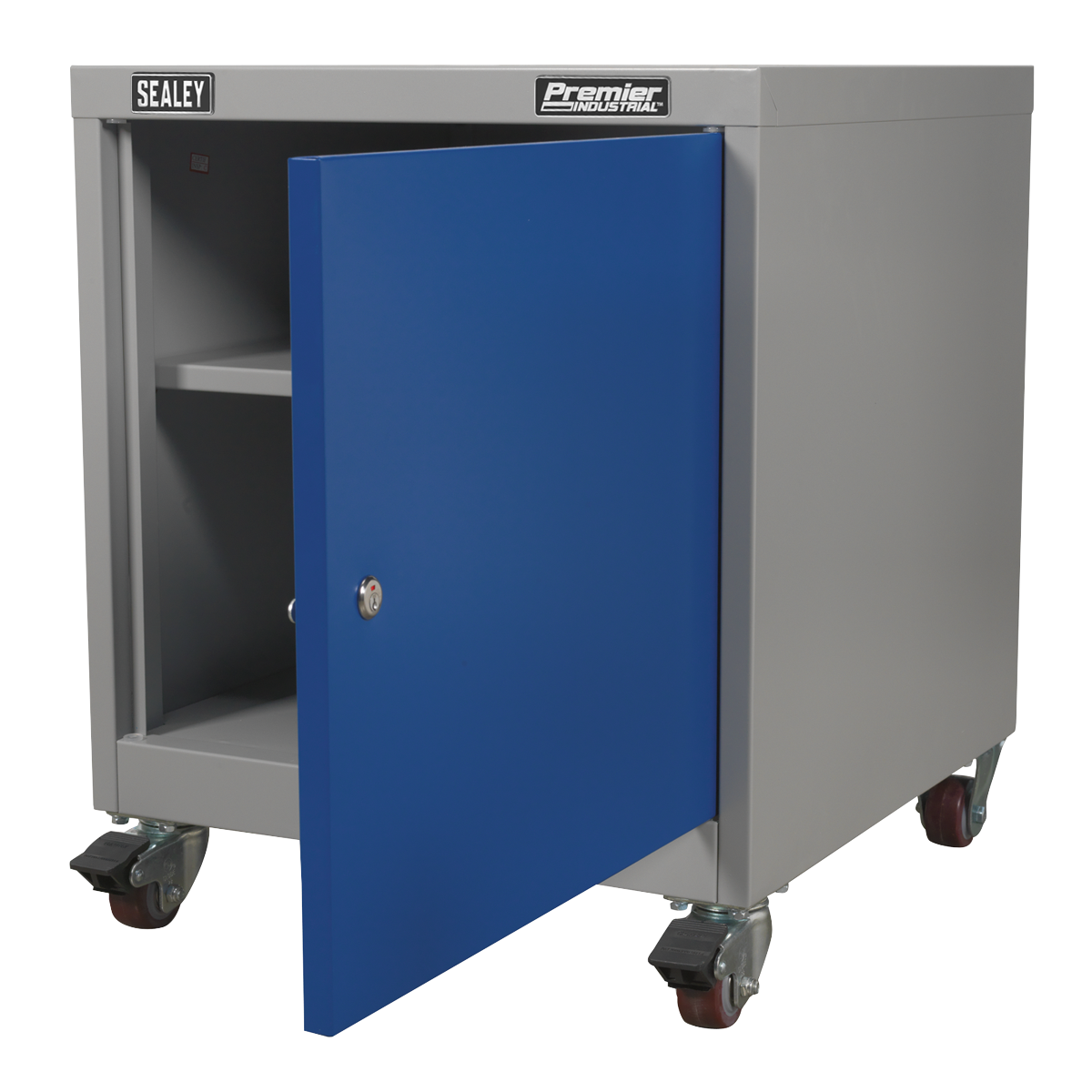 Mobile Industrial Cabinet 1 Shelf Locker