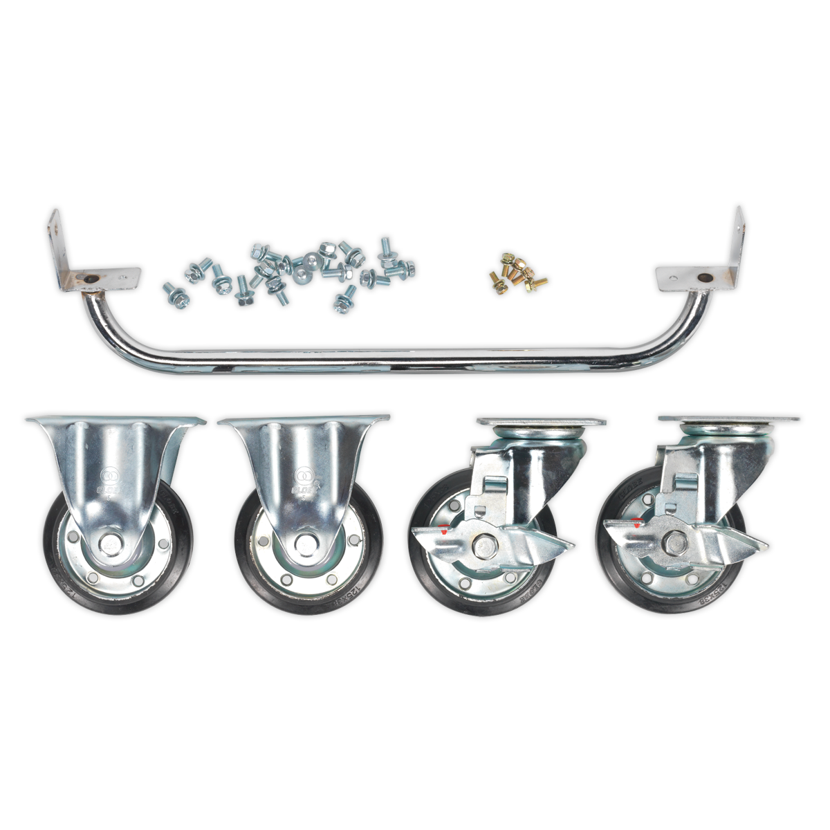 Industrial Handle & Wheel Kit for 565mm Cabinets