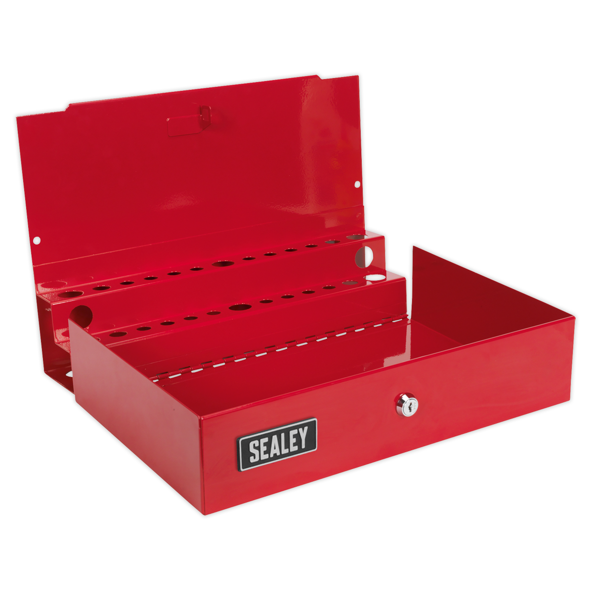 Side Cabinet for Long Handle Tools - Red