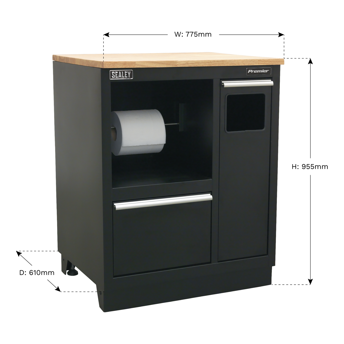 Modular Floor Cabinet Multifunction 775mm Heavy-Duty