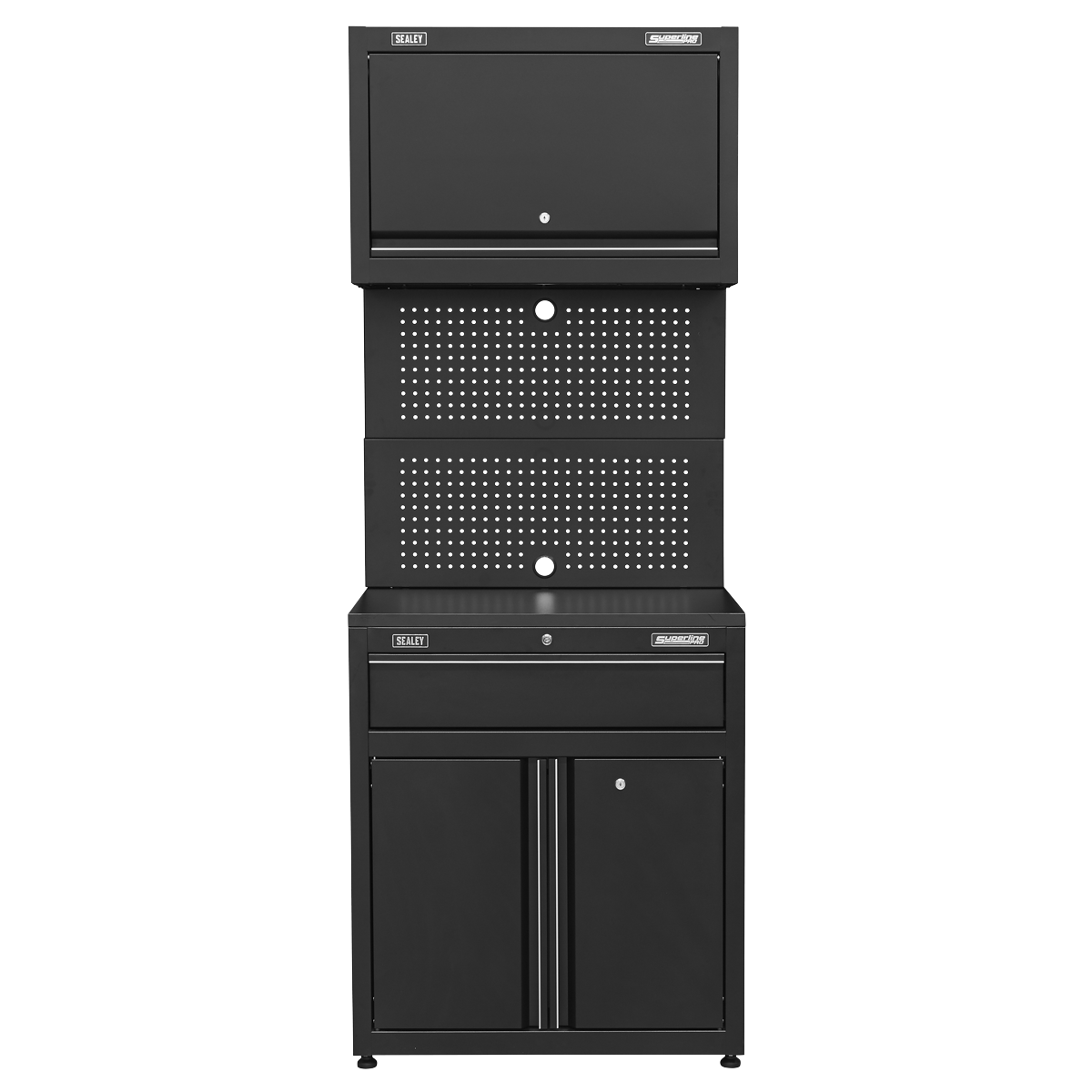 Rapid-Fit 1 Drawer Cabinet & Wall Cupboard