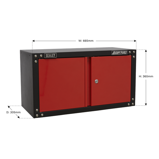 Modular 2 Door Wall Cabinet 665mm