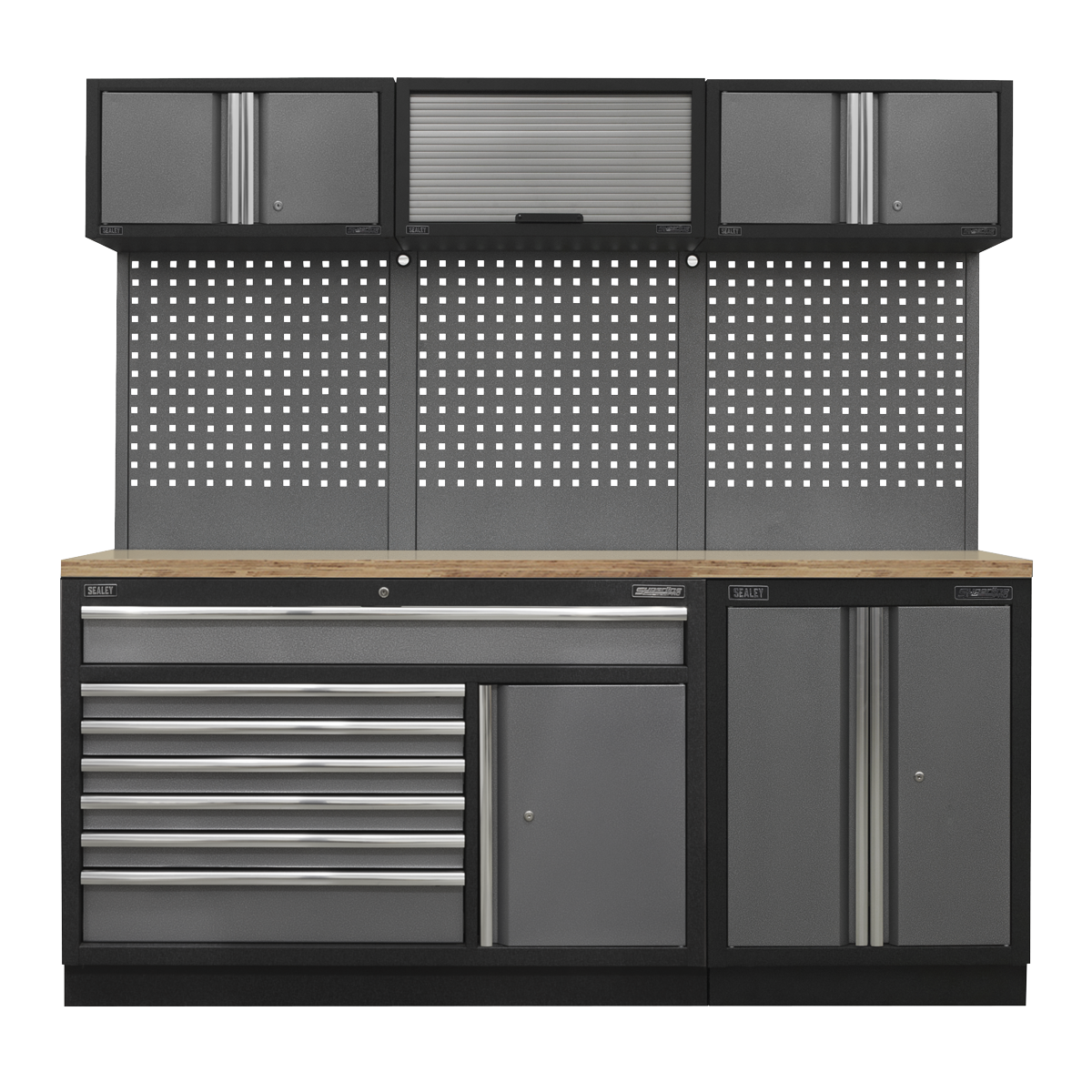 Superline PRO® 2.04m Storage System - Pressed Wood Worktop