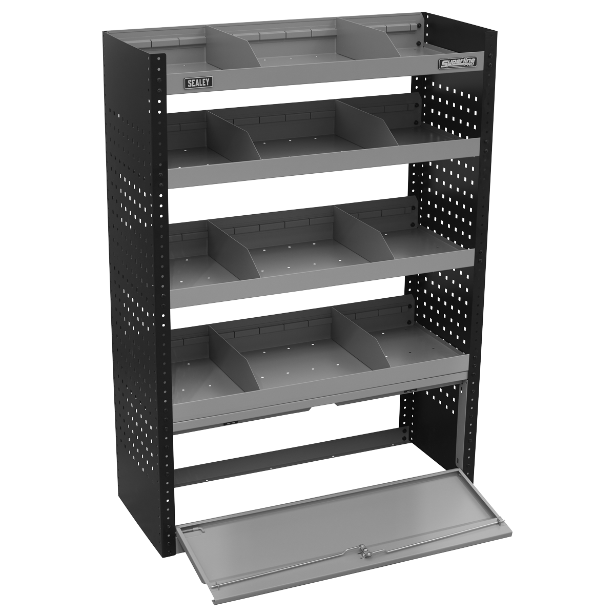 Modular Flat Shelf Van Storage System