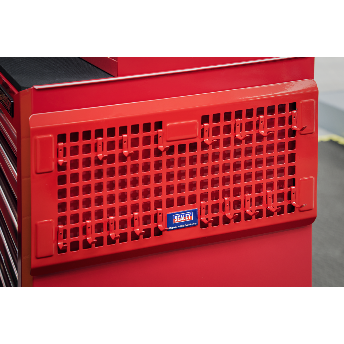 Magnetic Pegboard - Red