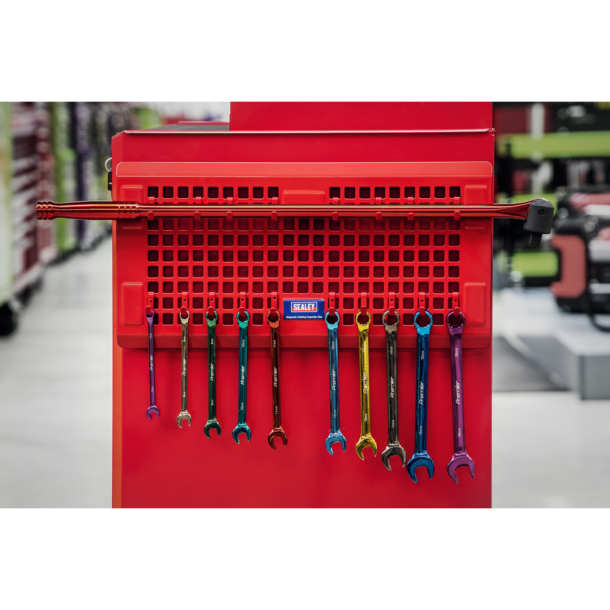 Magnetic Pegboard - Red