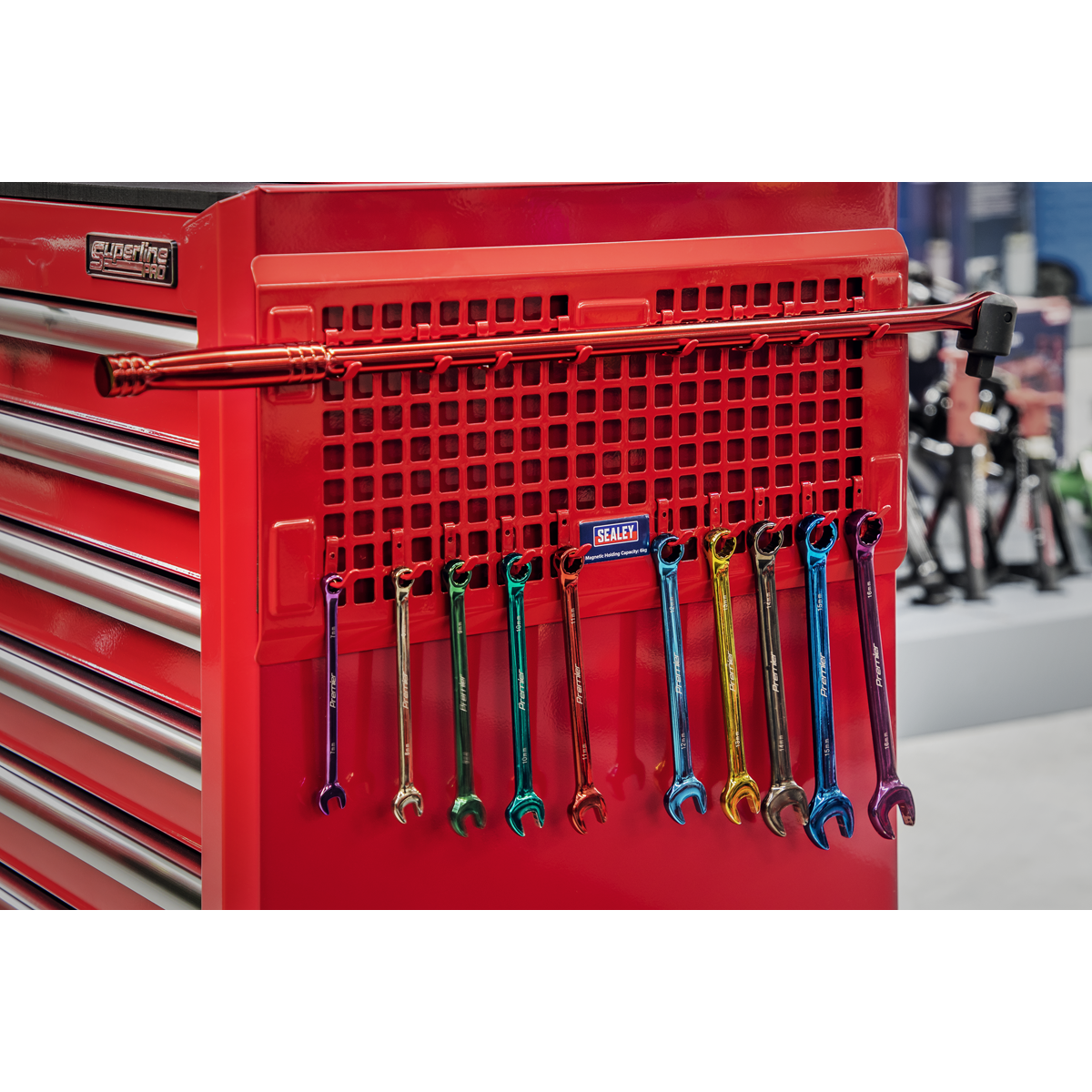 Magnetic Pegboard - Red