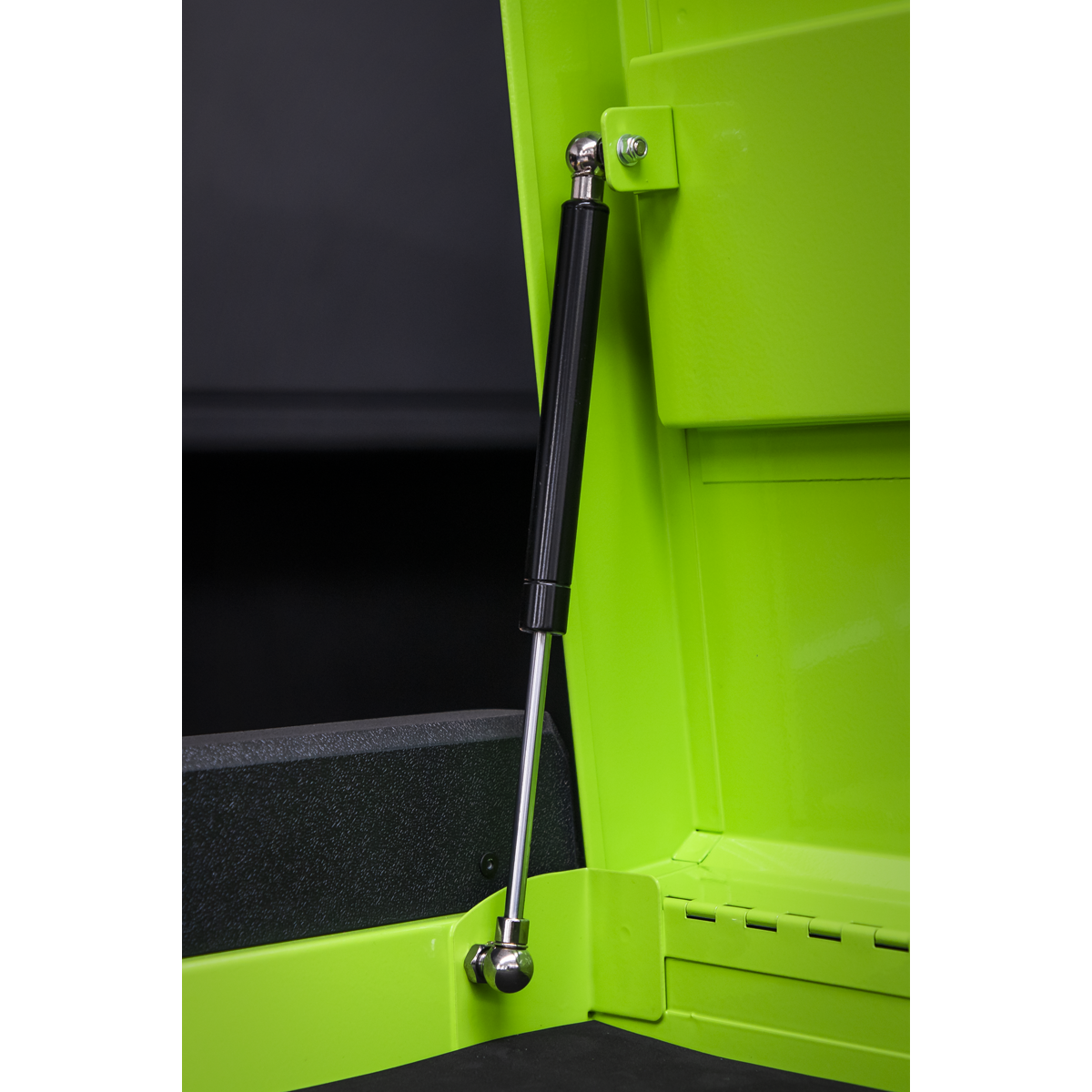 Topchest & Rollcab Combination 11 Drawer Push-To-Open Hi-Vis Green