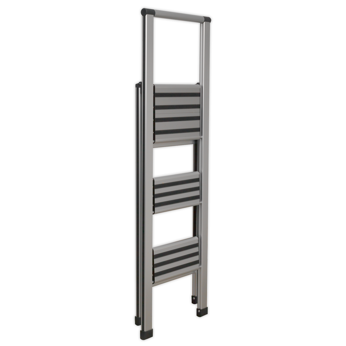 Aluminium Professional Folding Step Ladder 3-Step 150kg Capacity