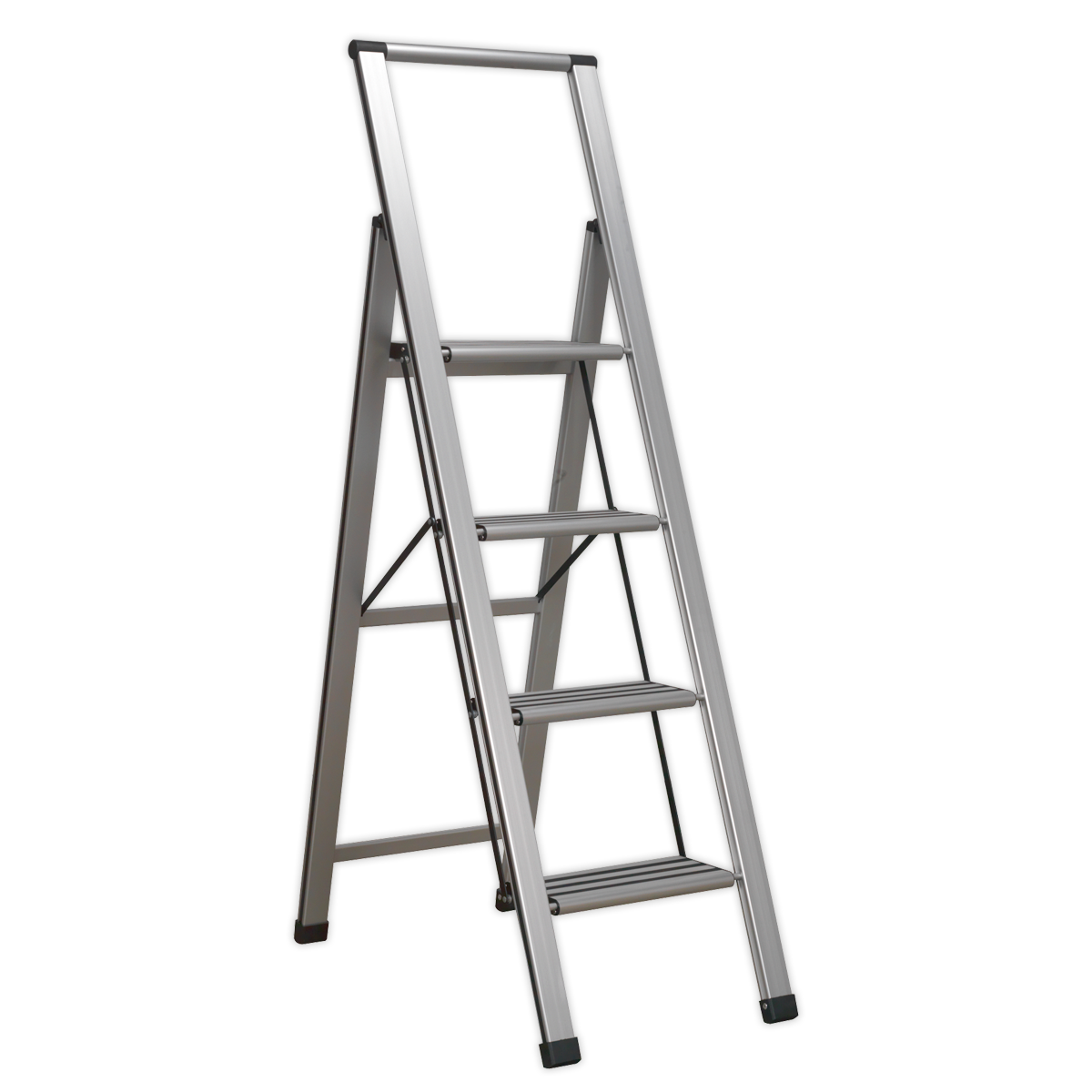 Aluminium Professional Folding Step Ladder 4-Step 150kg Capacity