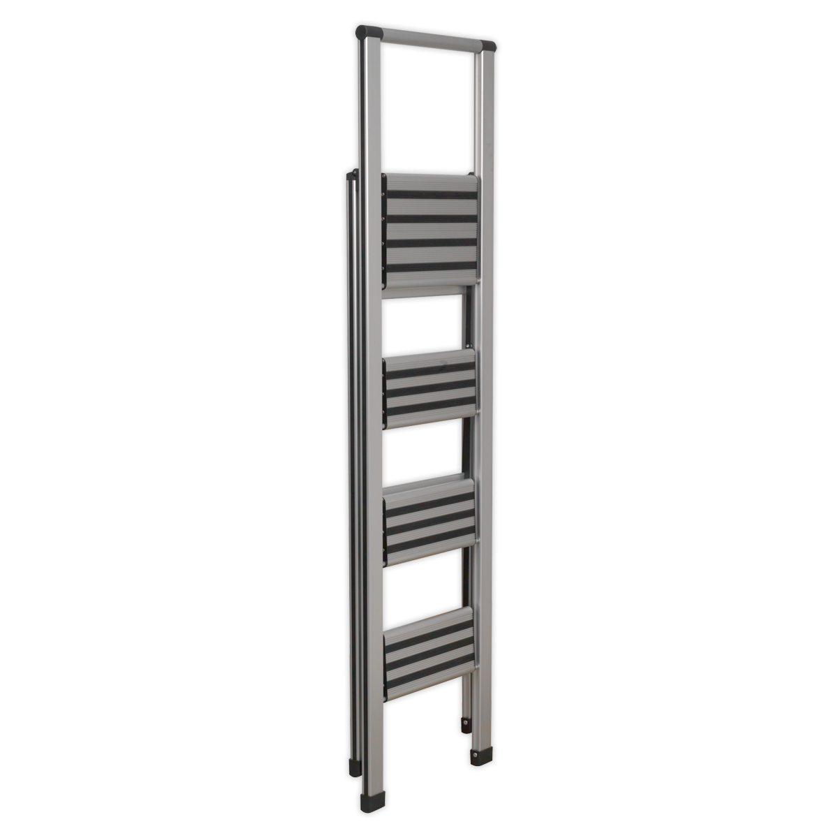 Aluminium Professional Folding Step Ladder 4-Step 150kg Capacity