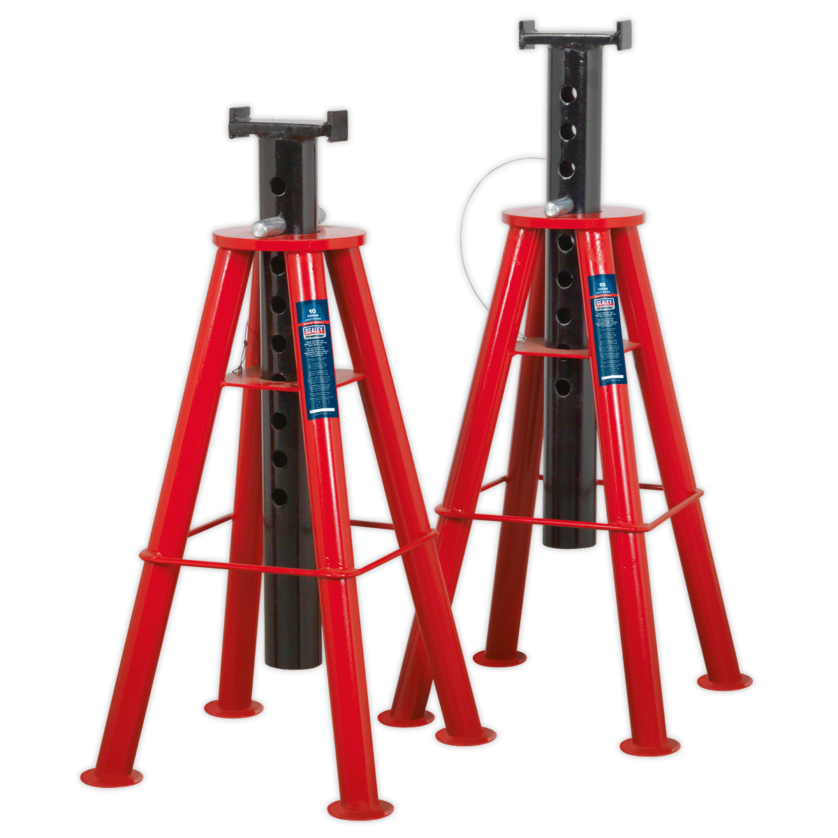 Axle Stands (Pair) 10 Tonne Capacity per Stand High Level