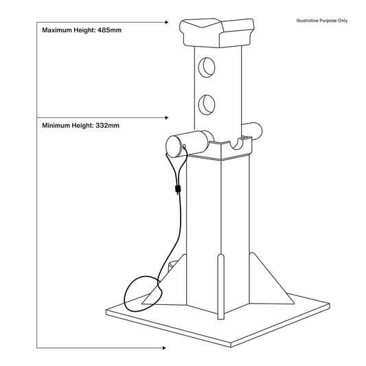 Axle Stands (Pair) 20 Tonne Capacity per Stand