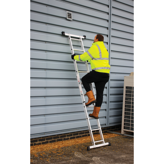 Aluminium Scaffold Ladder 4-Way EN 131