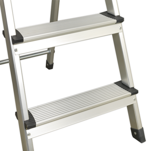 Aluminium Step Ladder 3-Tread EN 131