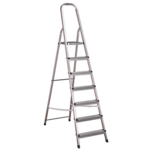 Aluminium Step Ladder 7-Tread EN 131