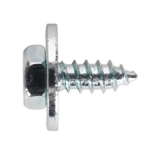 Acme Screw with Captive Washer #10 x 3/4" Zinc Pack of 100