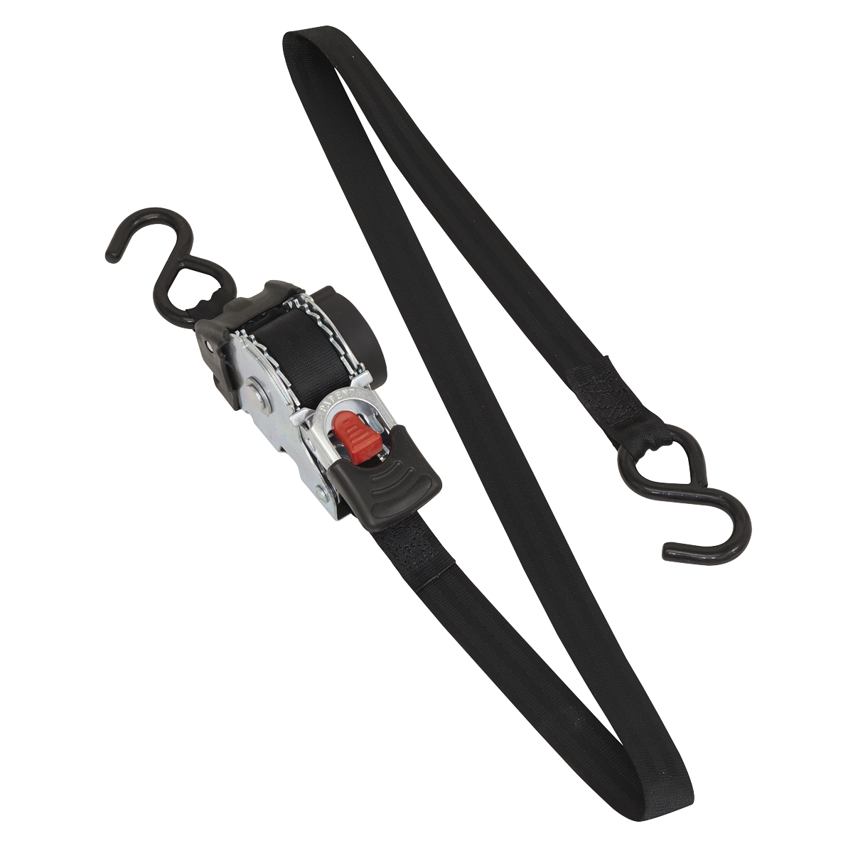 Auto Retractable Ratchet Tie Down 25mm x 3m