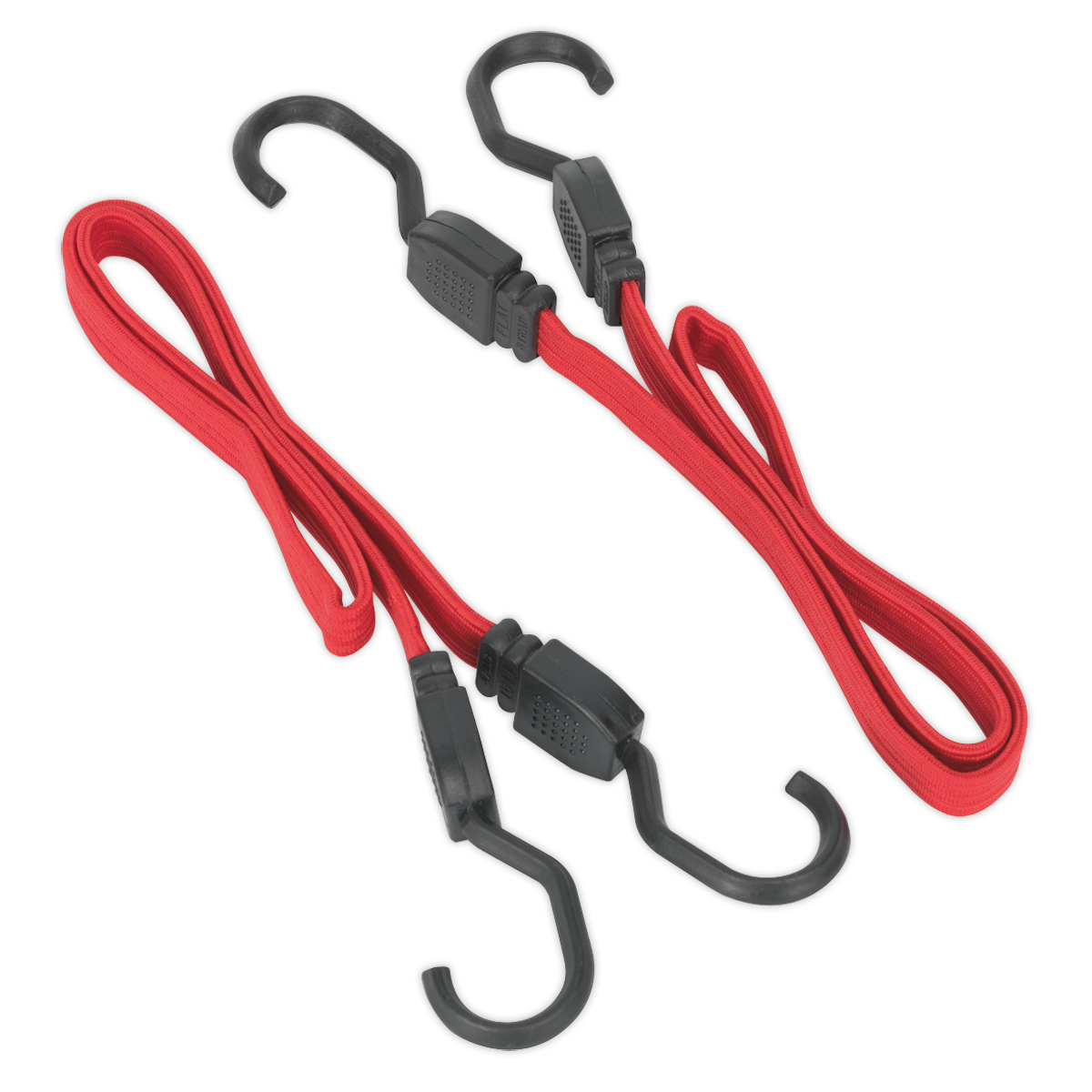 Flat Bungee Cord Set 2pc 760mm