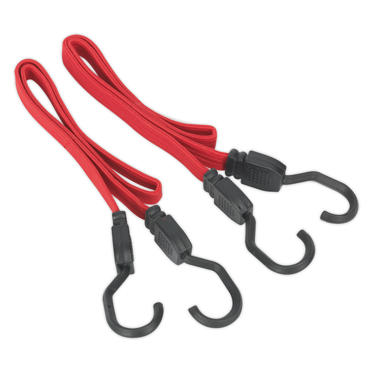 Flat Bungee Cord Set 2pc 760mm