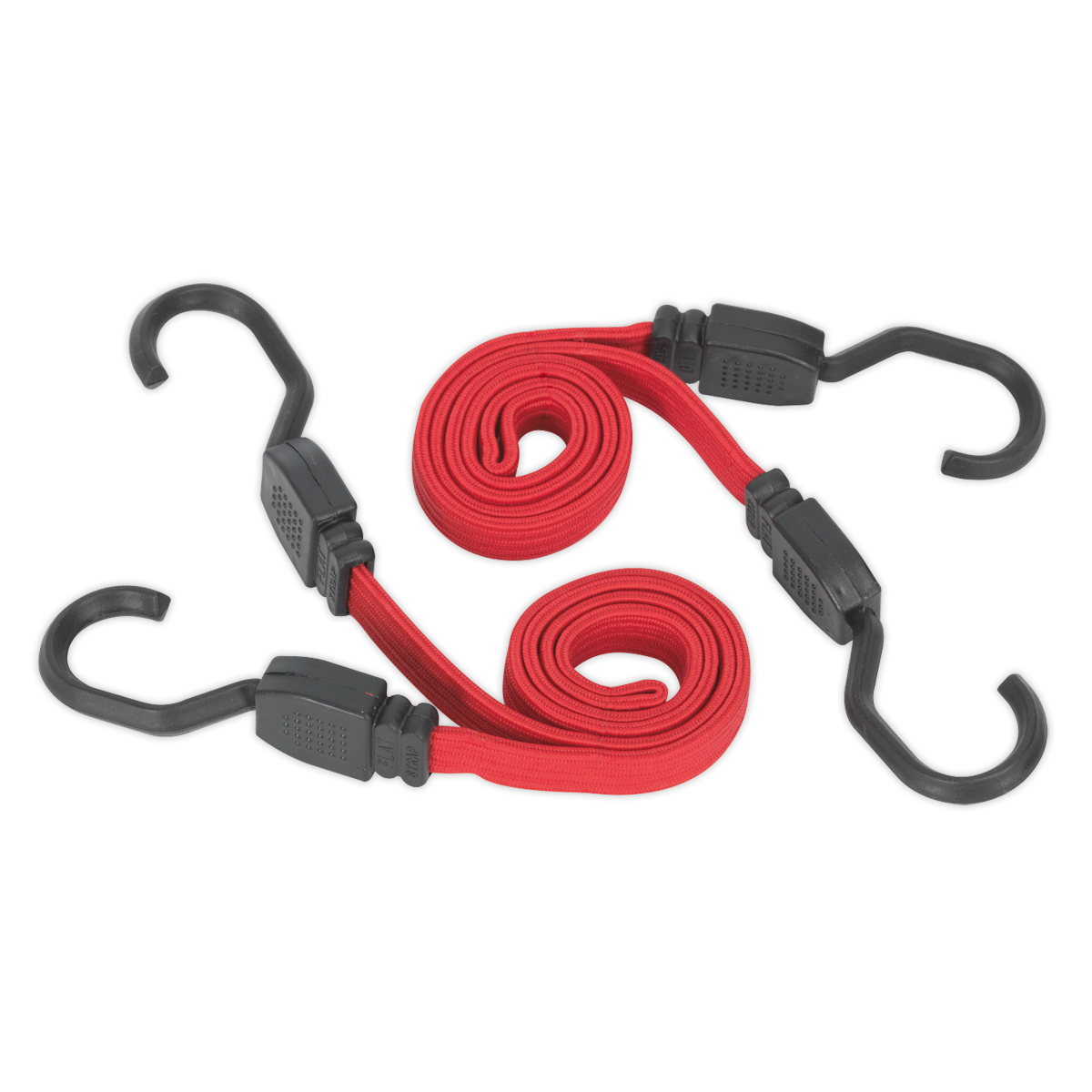 Flat Bungee Cord Set 2pc 760mm