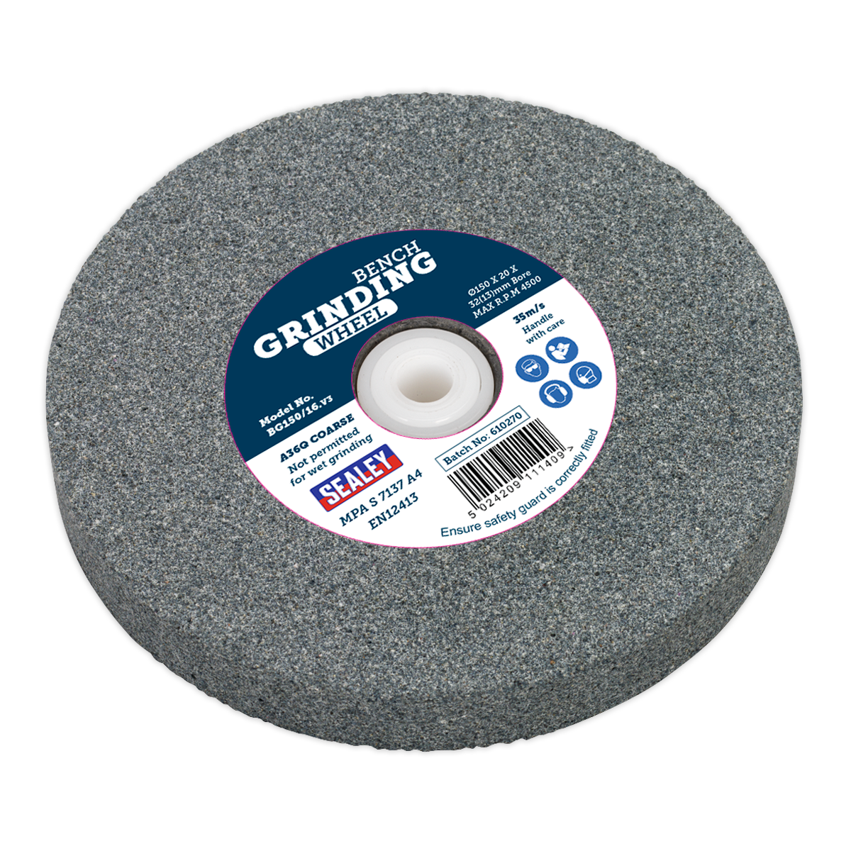 Grinding Stone Ø150 x 20mm Ø32(Ø13)mm Bore A36Q Coarse