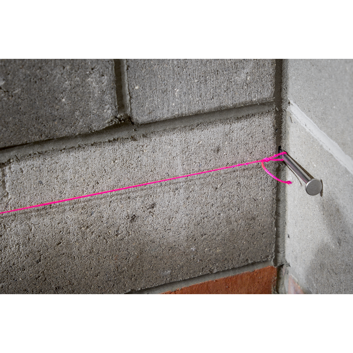 Braided Pink Nylon Brick Line - 76m
