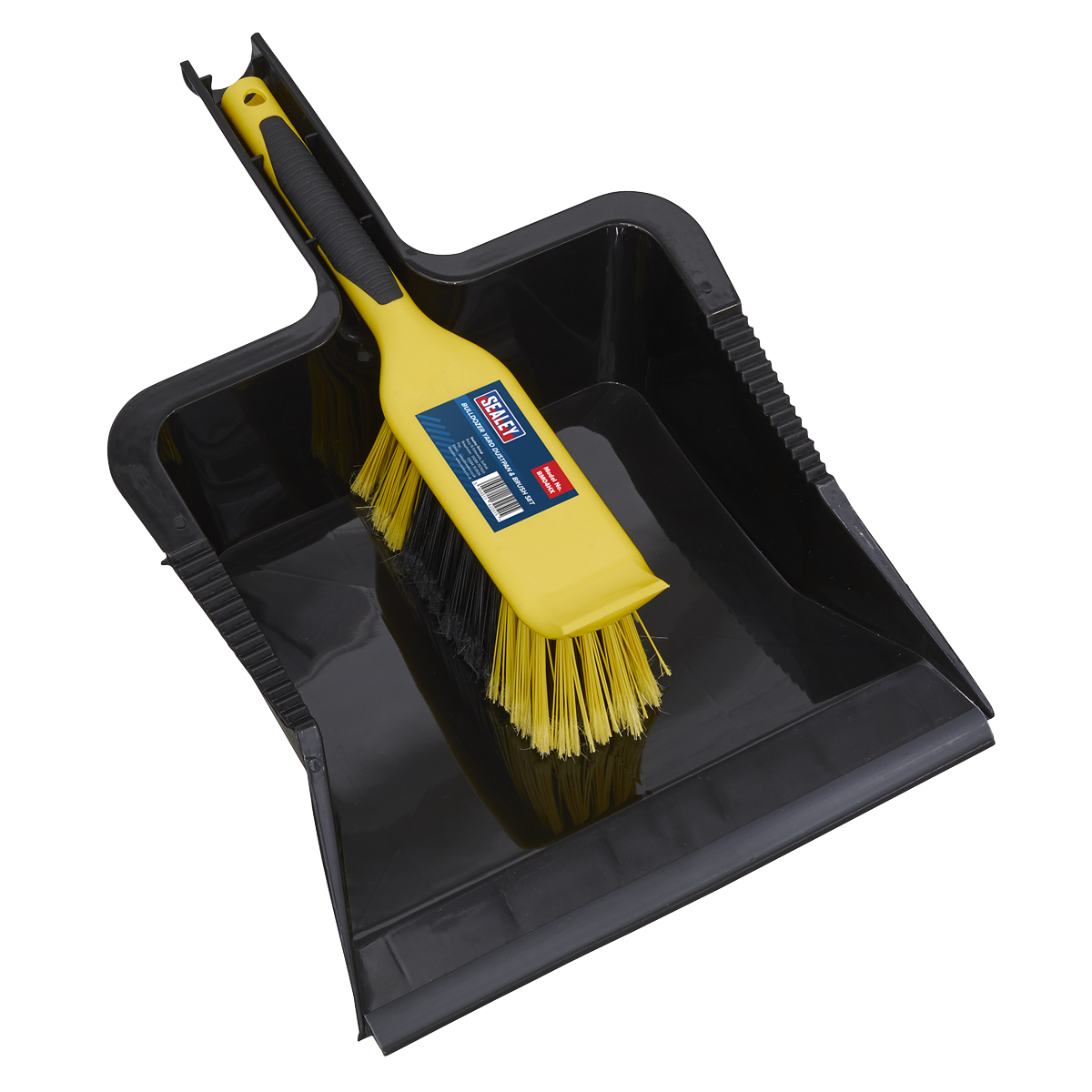 Bulldozer Yard Dustpan & Brush Set