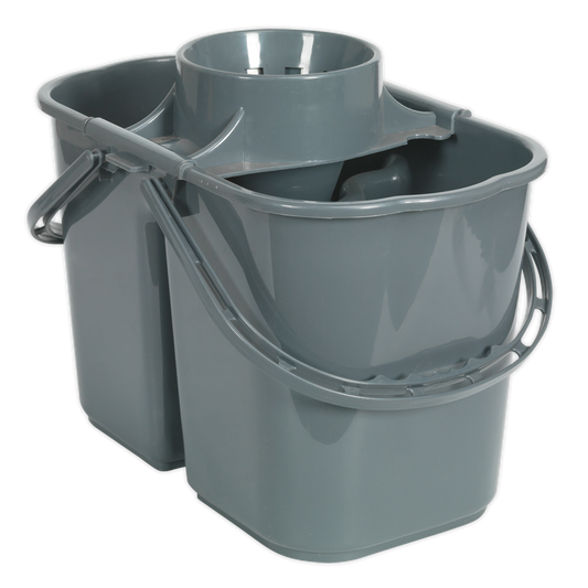 Mop Bucket 15L - 2 Compartment