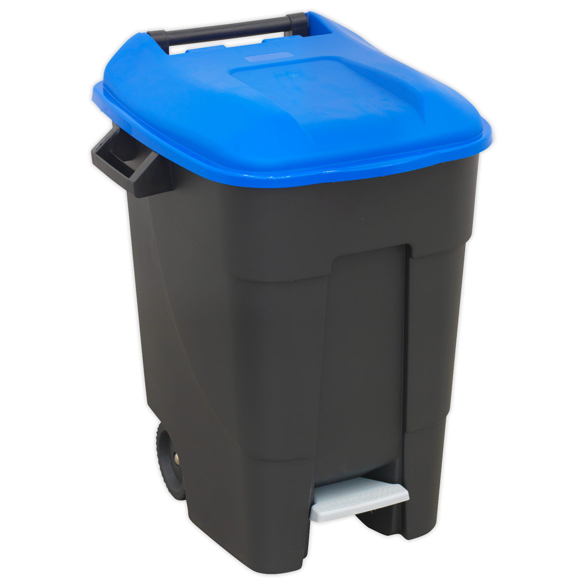 Refuse/Wheelie Bin with Foot Pedal 100L - Blue