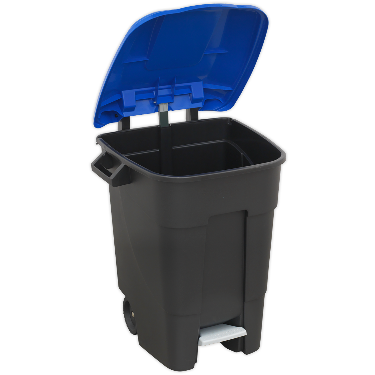 Refuse/Wheelie Bin with Foot Pedal 100L - Blue