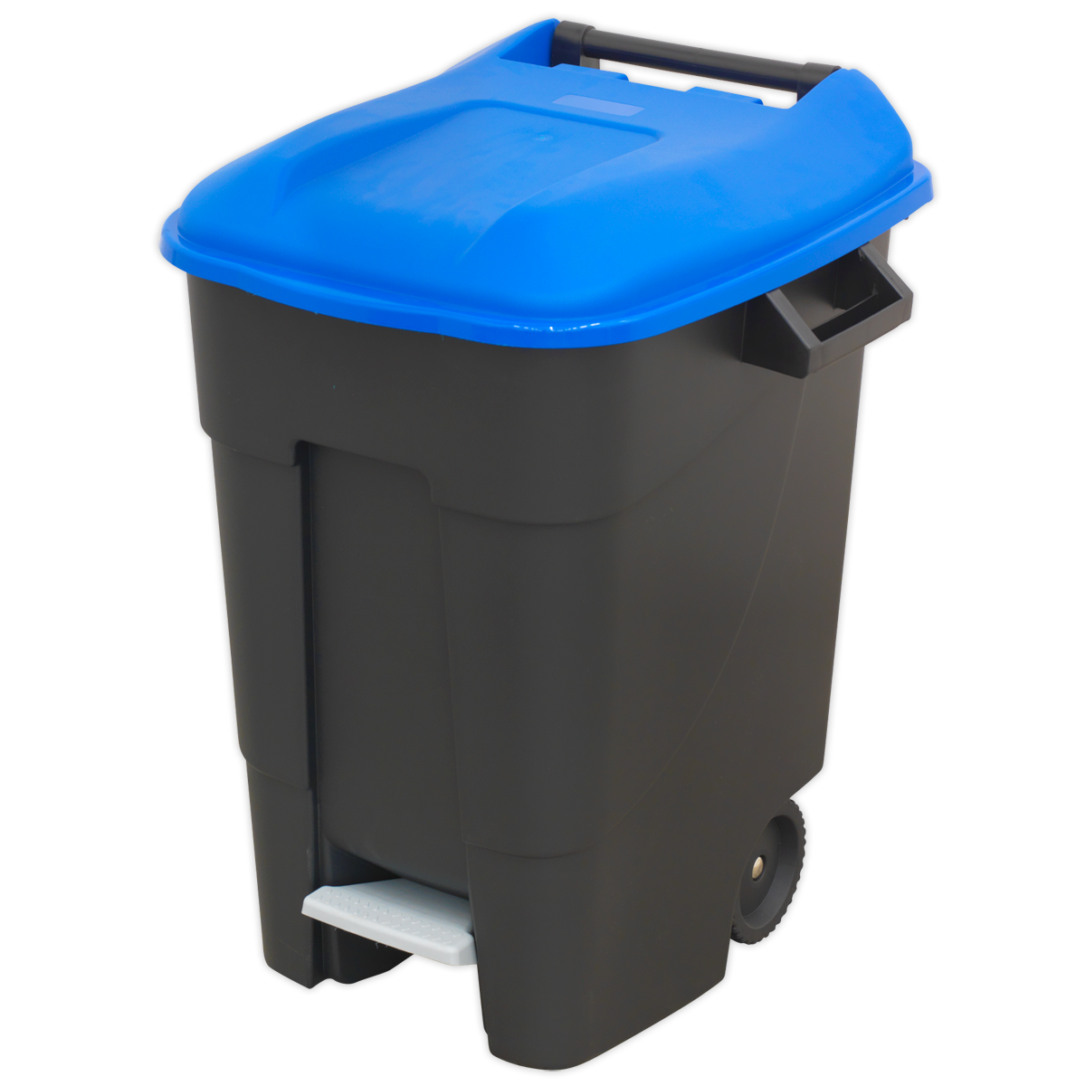 Refuse/Wheelie Bin with Foot Pedal 100L - Blue