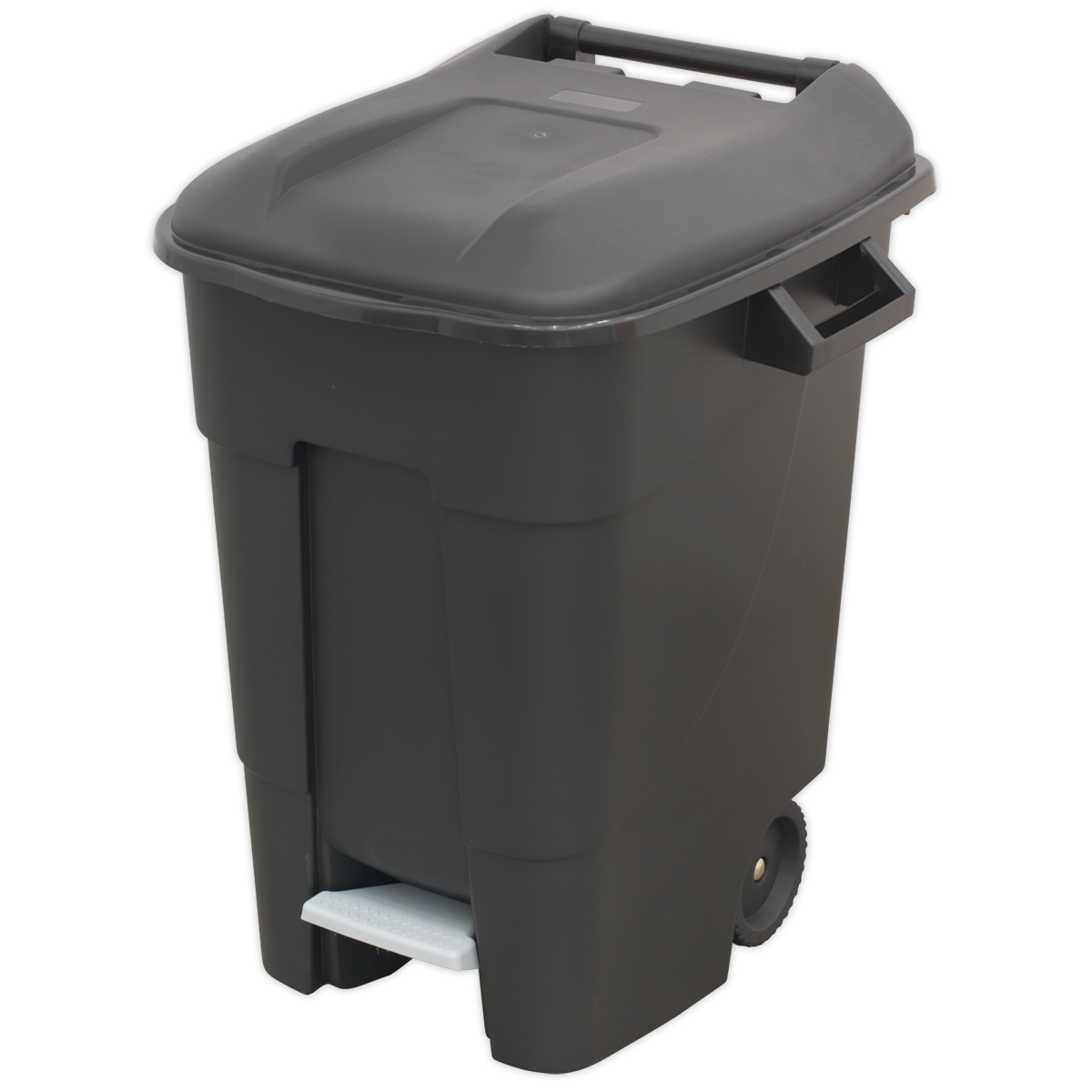 Refuse/Wheelie Bin with Foot Pedal 100L - Black