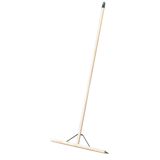 Rubber Floor Squeegee 24"(600mm) with Wooden Handle