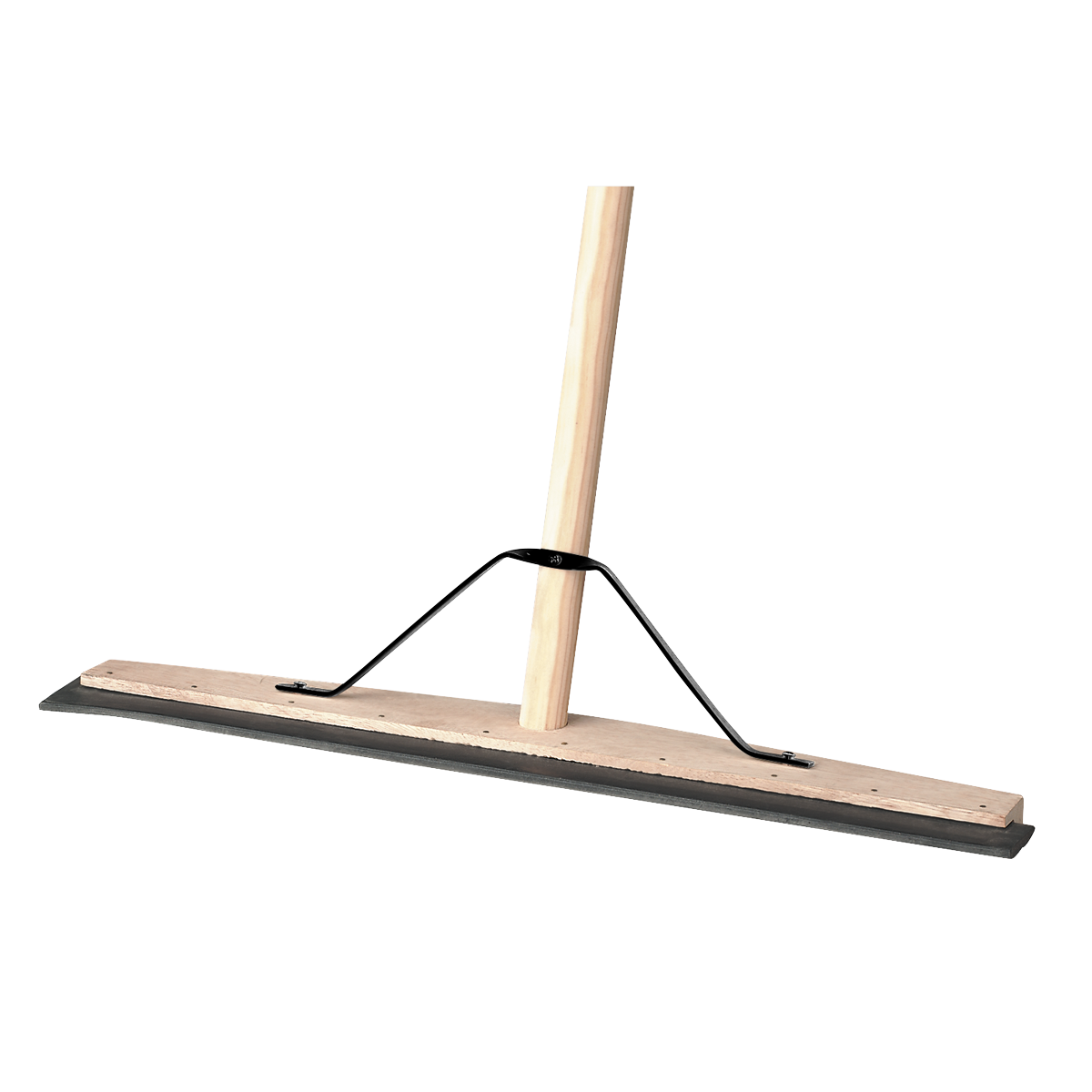 Rubber Floor Squeegee 24"(600mm) with Wooden Handle