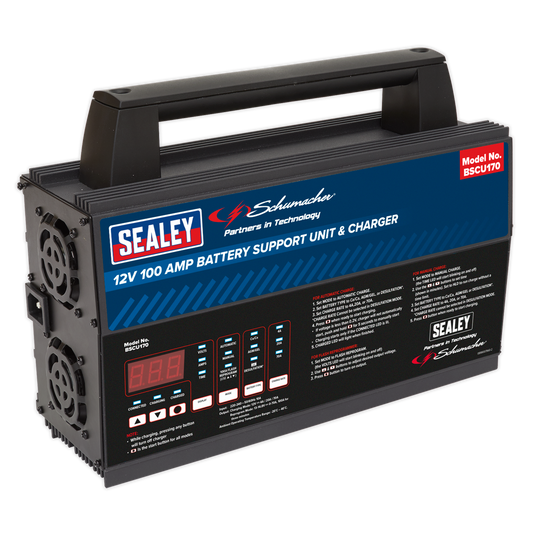 Schumacher® Battery Support Unit & Charger - 12V 100A