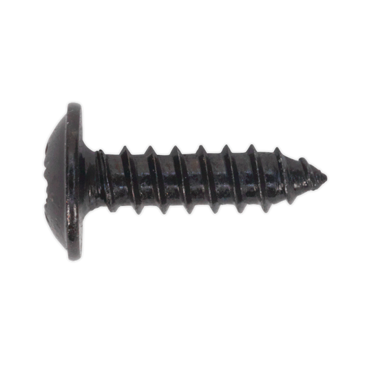 Self-Tapping Screw 3.5 x 13mm Flanged Head Black Pozi Pack of 100