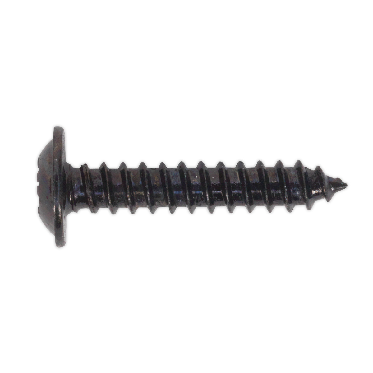 Self-Tapping Screw 3.5 x 19mm Flanged Head Black Pozi Pack of 100