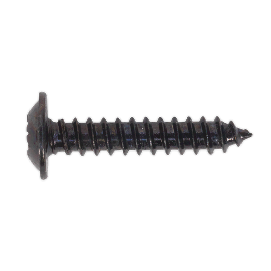 Self-Tapping Screw 3.5 x 19mm Flanged Head Black Pozi Pack of 100