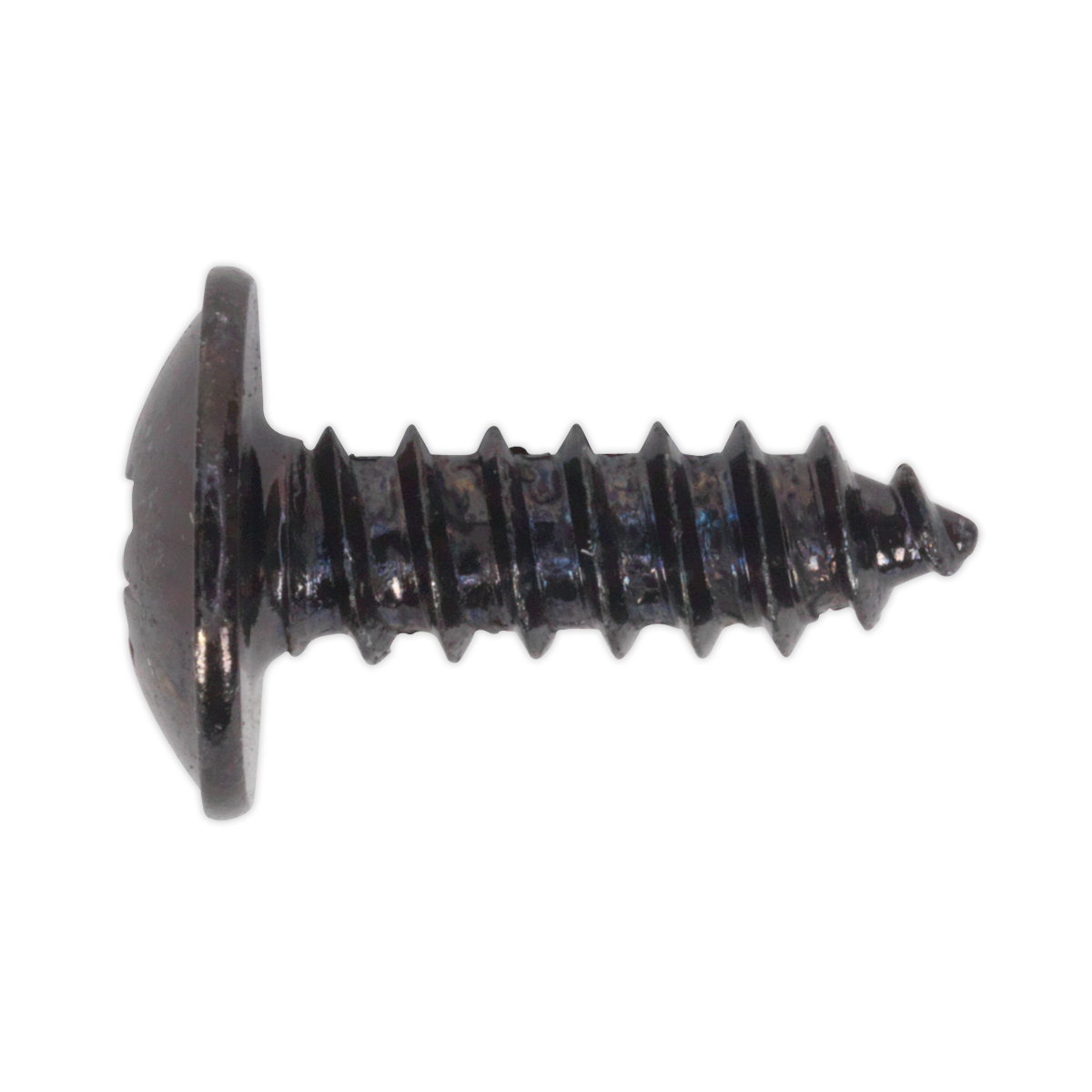 Self-Tapping Screw 4.2 x 13mm Flanged Head Black Pozi Pack of 100