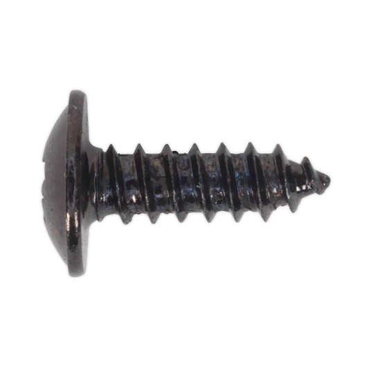 Self-Tapping Screw 4.2 x 13mm Flanged Head Black Pozi Pack of 100