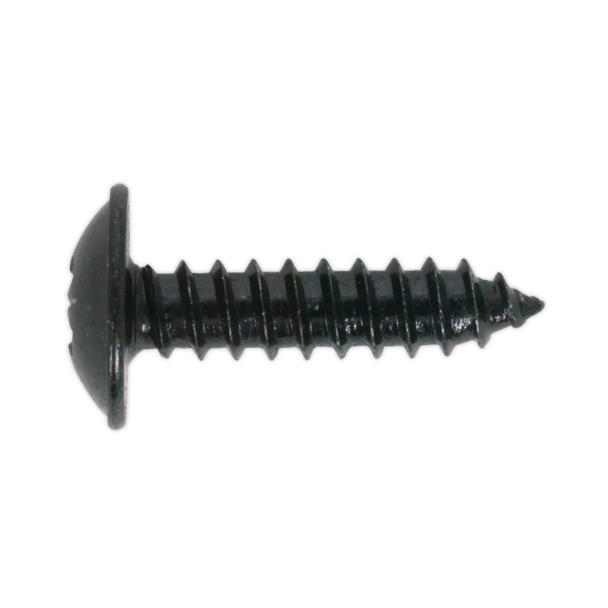 Self-Tapping Screw 4.8 x 13mm Flanged Head Black Pozi Pack of 100